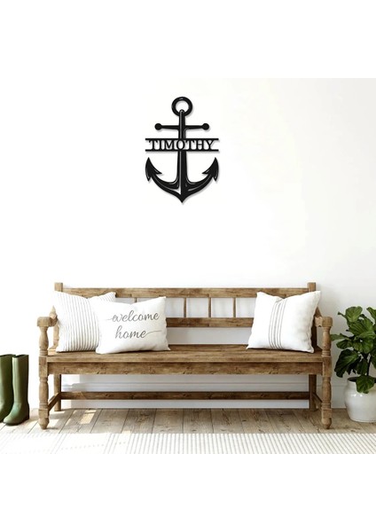 Siyah 25CM Genişlik Çapa Kişiselleştirilmiş Metal Monogram Burcu Özel Metal Tabelalar Metal Duvar Sanatı Aile Adı Burcu Soyadı Burcu Duvar Sanat Dekor (Yurt Dışından) fiyatları