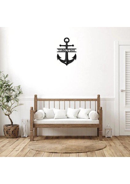 Siyah 25CM Genişlik Çapa Kişiselleştirilmiş Metal Monogram Burcu Özel Metal Tabelalar Metal Duvar Sanatı Aile Adı Burcu Soyadı Burcu Duvar Sanat Dekor (Yurt Dışından) modelleri