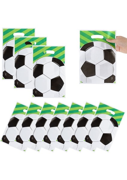 D01 Futbol Futbol Şeker Çerez Çanta Futbol Tema Parti Süslemeleri Plastik Ikram Çantaları Hediye Paketleme Bebek Duş Doğum Günü Dekor (Yurt Dışından) indirimleri