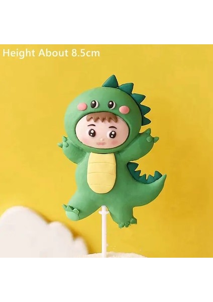 1 Adet Dinozor Kek Topper Doğum Günü Çocuk 1st Kek Parti Dinozor Parti Tema Kek Dekor Erkek Bebek Duş Çocuklar Parti Tatlı Dekorasyon (Yurt Dışından)
