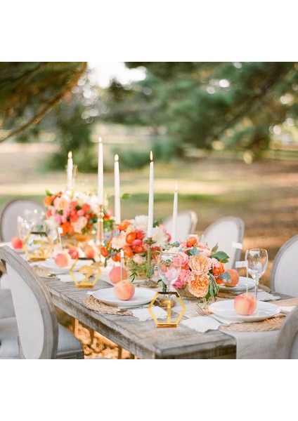 B 1 Adet 3D Akrilik Altın Masa Numarası Işaretleri Düğün Parti Dekoru Için Romen Rakamları Geometrik Centerpiece Doğum Günü Masa Koltuk Kartı (Yurt Dışından) fırsatları