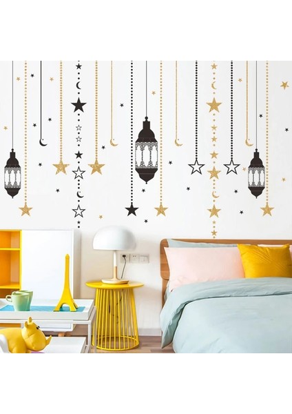 Etiket 30 Eid Mubarak Pencere Çıkartmaları Kareem Ramazan Dekorasyon 2023 Ev Islam Müslüman Parti Dekor Mübarek Ramazan Duvar Sticker Hediye (Yurt Dışından)