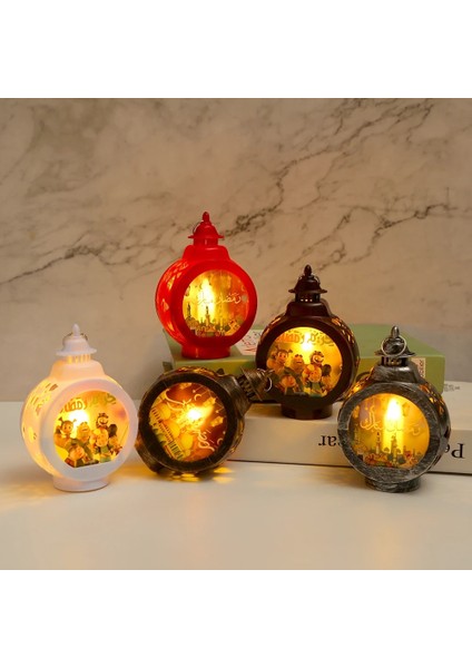 A-Kırmızı Müslüman Ramazan Fener Asılı Süsleme Eıd Mubarak Hediye LED Rüzgar Işık Gurbang Ramazan Dekorasyon Ev Için Ramazan Bayramı Yardım (Yurt Dışından)