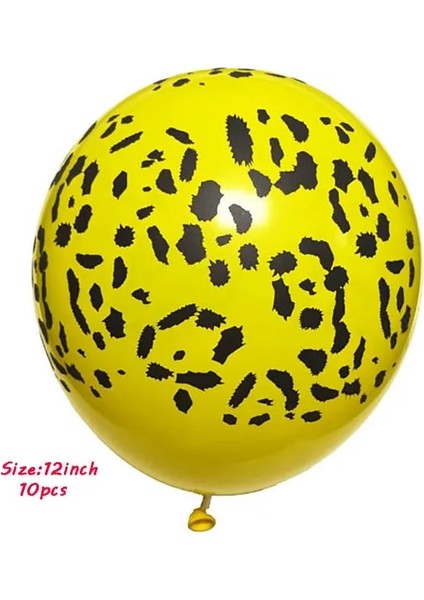 10 Adet 12 Inç C Orman Geyik Rakun Tilki Zürafa Balonlar Bebek Duş Doğum Günü Safari Parti Hayvan Helyum Balon Çocuklar Karikatür Parti Dekor Topları (Yurt Dışından)