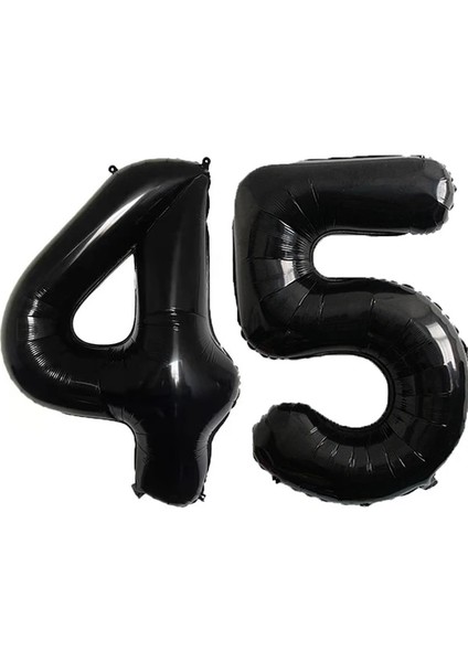 2 Adet 40 Inç 2 Adet 40 Inç Siyah Folyo Balonlar Banner 18 25 30 40 70 Doğum Günü Partisi Dekorasyon Yetişkin Doğum Günü Mektup Numarası Folyo Balonlar Globo (Yurt Dışından)