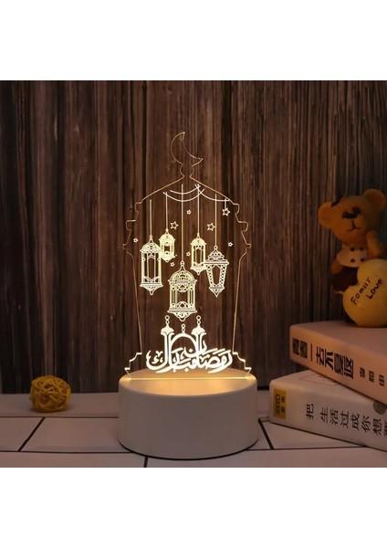 Colorlight Ay Yıldız 3D Saray Kale Gece Lambası Ramazan Festivali Dekorasyon Ev Için 2023 Eıd Mubarak Islam Müslüman Gurbang Parti Dekor Eid Al Adha (Yurt Dışından) fırsatları