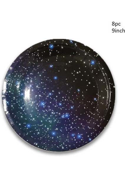 8 Adet 9 Inç Plakalar 1.5 M LED Spaceman Astronot Roket Evren Burst Topu Işık Sting Çocuk Boys Dış Uzay Tema Doğum Günü Partisi Süslemeleri Favor (Yurt Dışından)