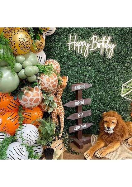 Mix 12 Adet Bir Orman Geyik Rakun Tilki Zürafa Balonlar Bebek Duş Doğum Günü Safari Parti Hayvan Helyum Balon Çocuklar Karikatür Parti Dekor Topları (Yurt Dışından) indirimleri