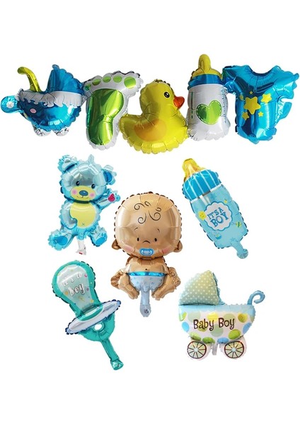 Resim Olarak 1 Adet H Erkek Kız 1 Yıl Doğum Günü Balonları Çocuklar 1. Doğum Günü Partisi Dekorasyon Beyaz Bulut Ay Folyo Balon Bebek Duş Dıy Dekor Tedarik (Yurt Dışından) indirimleri