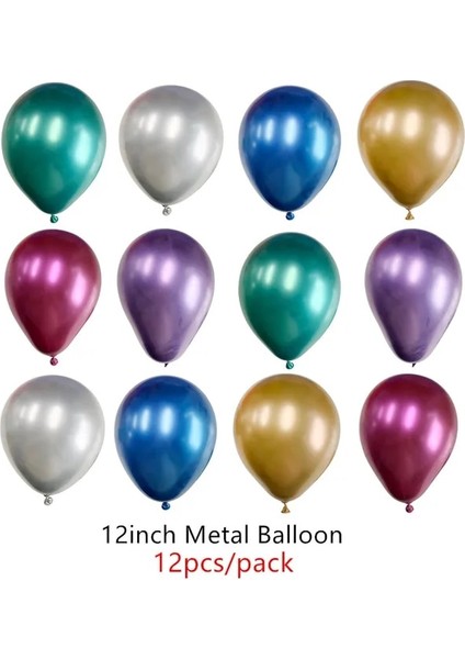 12 Adet Karışık Metal Eid Mubarak Şeffaf Kutu Mektup Balon Kutusu Ramazan Kareem Bebek Duş Müslüman Islam Parti Dekor Ramazan Dekorasyon Ev Için (Yurt Dışından)