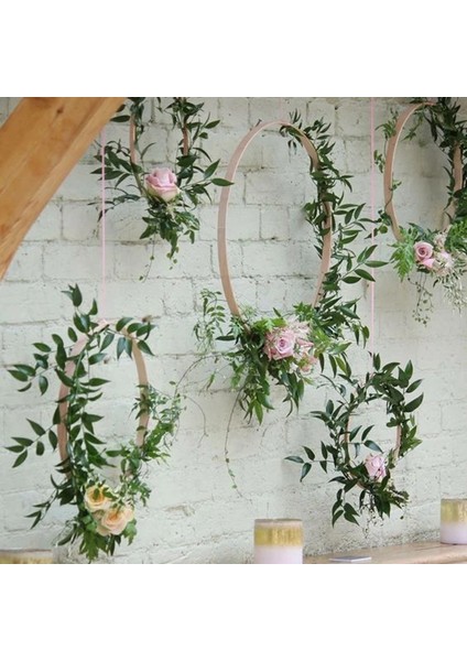 1 Adet 23 cm 10-29 cm Bambu Halka Ev Dekor Yapay Gül Çiçek Taşınabilir Daire Ahşap Çember Çelenk Rustik Düğün Dekorasyon Asılı Çelenk (Yurt Dışından) fırsatları