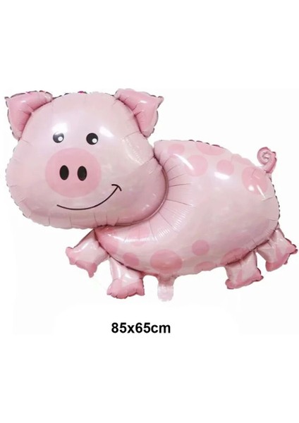 Ba 1 Adet Çiftlik Hayvanları Süt Ineği Domuz Folyo Balon Pembe Domuz Şekilli Folyo Balon Bebek Duş Için Çiftlik Hayvanları Tema Doğum Günü Partisi Dekoru (Yurt Dışından)