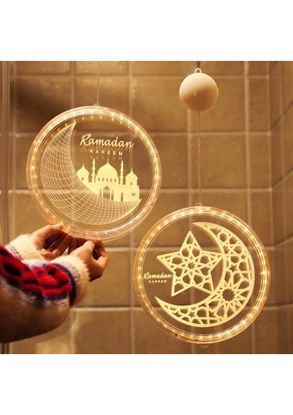 Qidao 2023 Eid Mubarak Ay Yıldız Işığı Dekor Islam Ramazan Ev Dekorasyonu Islam Müslüman Parti Için Ramazan Kareem Kurban Bayramı Hediyeler (Yurt Dışından) fırsatları