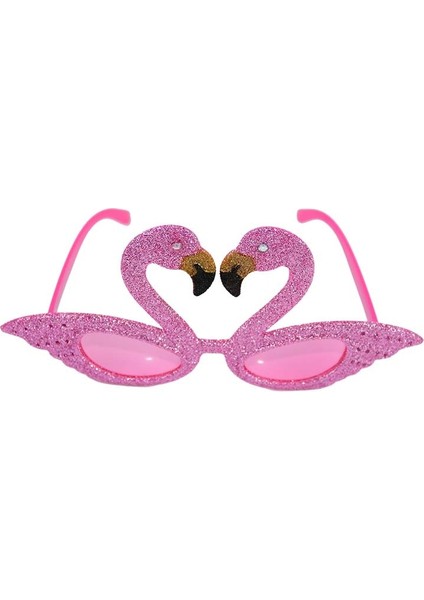 ZY980B05 Hawaii Plaj Partisi Pembe Flamingo Parti Ananas Güneş Gözlüğü Tropikal Süslemeleri Yaz Luau Hawaii Parti Olay Komik Gözlük (Yurt Dışından) fırsatları