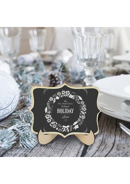 B01-1PCS Ahşap Yazı Tahtası Evrensel Mesaj Panosu Kara Tahta Taşınabilir Düğün Masa Yer Kartı Işaretleri Noel Partisi Dıy Dekor Asılı Plak (Yurt Dışından) modelleri