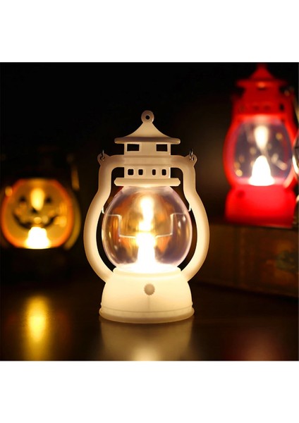 01 Pil ile Cadılar Bayramı Küçük Gece Lambası Taşınabilir Kabak Lambası Pil ile Elektronik Mum LED Noel Süsleri Ev Dekorasyonu (Yurt Dışından)