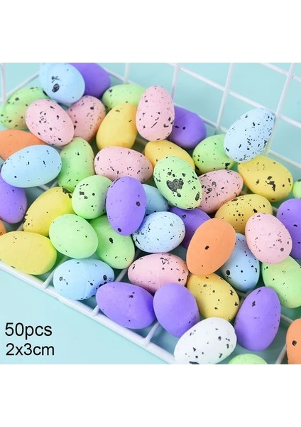 KARIŞIK-50P 8-25CM Yuvarlak Rattan Kuş Yuvası Paskalya Dekorasyon Tavşan Yumurtaları Ev Bahçe Dekoru Için Yapay Asma Yuva Mutlu Paskalya Parti Kaynağı (Yurt Dışından)