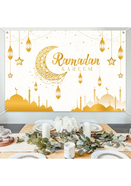 Stil 16 Eıd Mubarak Zemin Ramazan Dekorasyon 2023 Ev Duvar Islam Müslüman Parti Dekor Eid Al Adha Ramazan Kareem Parti Malzemeleri (Yurt Dışından)
