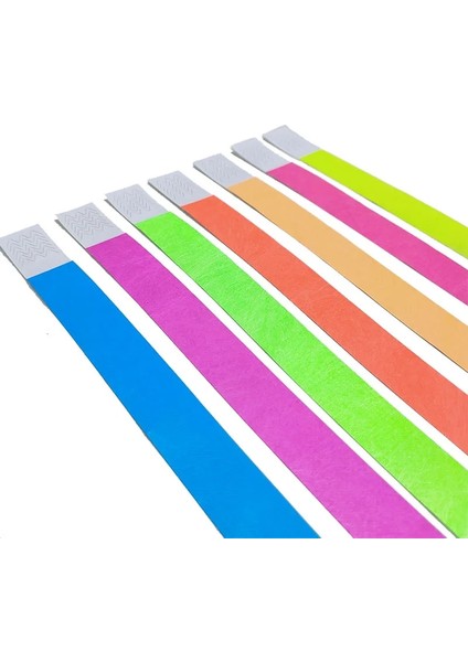 Neon Derin Turuncu 250-19MM Ddjoy Tyvek Bileklikler Su Geçirmez Rahat Yırtılmaya Dayanıklı Kağıt Bilezikler Konserler Festivaller Için Bilek Bantları Giriş (Yurt Dışından) indirimleri