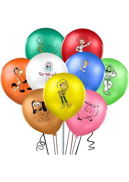 Set I Oyuncak Hikayesi Parti Dekorasyon Karikatür Buzz Lightyear Woody Lateks Balon Mutlu Doğum Günü Afiş Kek Topper Çocuklar Oğlan Kız Oyuncaklar Hediyeler (Yurt Dışından) fırsatları