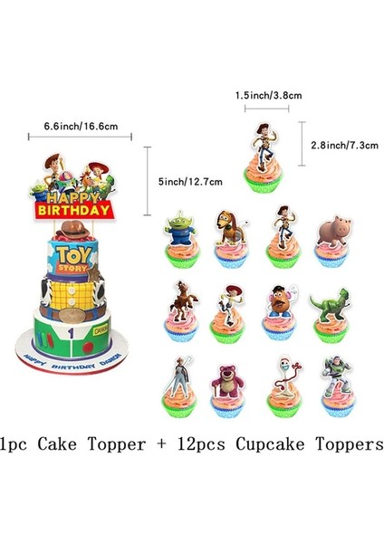 Set I Oyuncak Hikayesi Parti Dekorasyon Karikatür Buzz Lightyear Woody Lateks Balon Mutlu Doğum Günü Afiş Kek Topper Çocuklar Oğlan Kız Oyuncaklar Hediyeler (Yurt Dışından) indirimleri