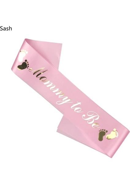Pembe Anne Kanat Bebek Duş Dekorasyon Anne Olmak Baba Olmak Mavi/pembe Rozet Omuz Askısı Kanat Seti Bebek Cinsiyet Ortaya Hediyeler Doğum Günü Malzemeleri (Yurt Dışından)
