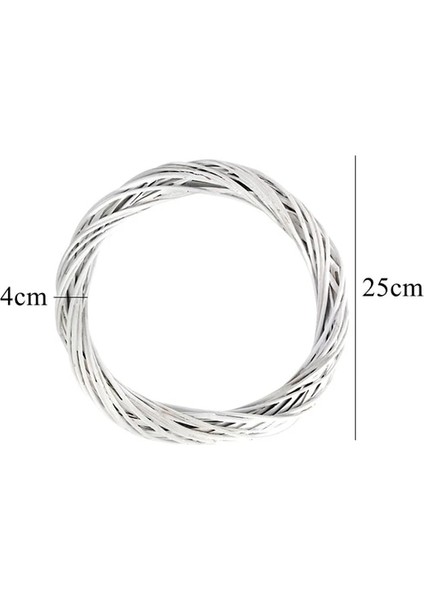 25CM Beyaz 1 Takım Çok Boyutlu Beyaz Rattan Köpük Yumurta ile Strafor Topu Mutlu Yiyen Ev Partisi Dekorasyon Dıy Paskalya Çelenk Malzemeleri (Yurt Dışından) fiyatları