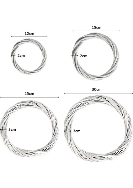 25CM Beyaz 1 Takım Çok Boyutlu Beyaz Rattan Köpük Yumurta ile Strafor Topu Mutlu Yiyen Ev Partisi Dekorasyon Dıy Paskalya Çelenk Malzemeleri (Yurt Dışından) modelleri