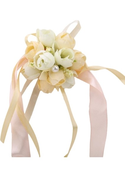 Şampanya 50 Adet/paket Narin Düğün Sıralı Sonu Dekorasyon Yay Knot Şerit Yaylar Parti Arabaları Sandalyeler Dekorasyon Bowknots (Yurt Dışından)