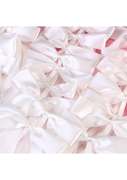 Şampanya 50 Adet/paket Narin Düğün Sıralı Sonu Dekorasyon Yay Knot Şerit Yaylar Parti Arabaları Sandalyeler Dekorasyon Bowknots (Yurt Dışından)