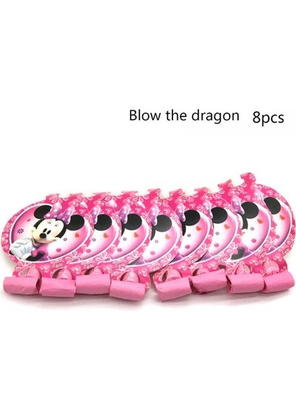 8 Adet Blowout Minnie Mouse Parti Malzemeleri Banner ile 8 Misafir Hizmet Vermektedir Masa Örtüsü Bardak Tabaklar Çocuk Kız Bebek Banyo Doğum Günü Partisi Dekorasyon (Yurt Dışından) fiyatları