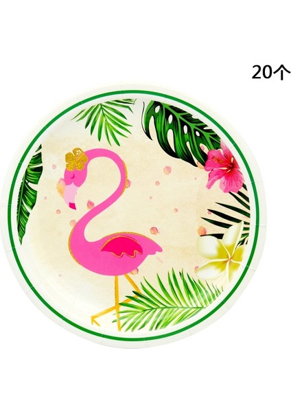 6 Adet Spiral Yeşil Flamingo Doğum Günü Partisi Dekor Tek Kullanımlık Sofra Kağıt Fenerler Bardak Saman Balon Çocuk Bebek Duş Parti Malzemeleri (Yurt Dışından) indirimleri