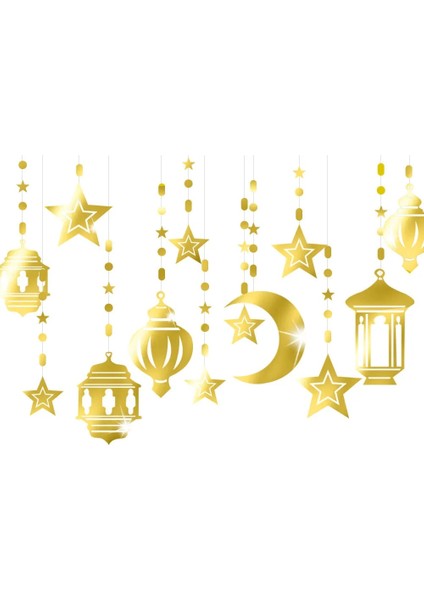 3 Adet 2 M 3/6 Adet Eıd Mubarak Girdap Afiş Yıldız Ay Tavan Asılı Süsleme Ramazan Kareem Dekorasyon Islam Müslüman Parti Malzemeleri (Yurt Dışından) fırsatları