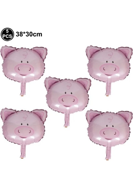 Bc 1 Adet Çiftlik Hayvanları Süt Ineği Domuz Folyo Balon Pembe Domuz Şekilli Folyo Balon Bebek Duş Için Çiftlik Hayvanları Tema Doğum Günü Partisi Dekoru (Yurt Dışından)