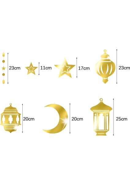 3 Adet 2 M 3/6 Adet Eıd Mubarak Girdap Afiş Yıldız Ay Tavan Asılı Süsleme Ramazan Kareem Dekorasyon Islam Müslüman Parti Malzemeleri (Yurt Dışından) indirimleri
