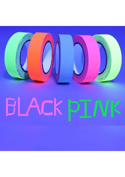 Stil 3 6 Renk Uv Blacklight Dıy Bant Neon Floresan Karanlıkta Glow Tema Doğum Günü Dekor Malzemeleri Blacklight Parti Erkek Kız Oyuncak (Yurt Dışından)