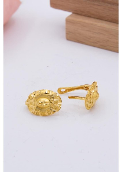 22 Ayar Altın Küpe J Klips Kadın Küpe LKKP1198 modelleri