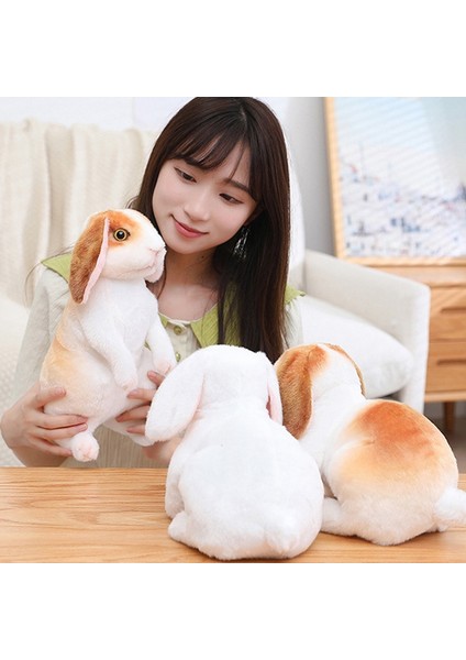 D 20CM Simüle Tavşan Peluş Bebek 2023 Tavşan Paskalya Çocuklar Iyilik Hediye Mutlu Paskalya Günü Dekor Ev Için Mutlu Yeni Yıl Parti Malzemeleri (Yurt Dışından) fırsatları