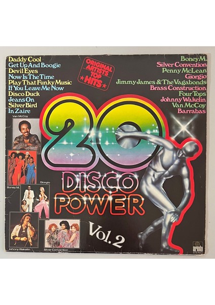 20 Disco Power Vol.2 Lp Plak (Orjinal Alman Baskı)