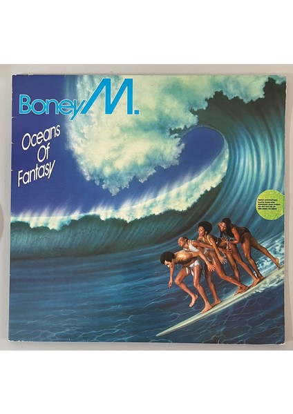 Boney M Oceans Of Fantasy Lp Plak ( 1979 Orjinal Dönem Alman Baskı Açılır Kapak, Posterli)