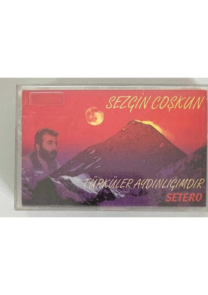 Sezgin Coşkun Türküler Aydınlığımdır Kaset (Orjinal Dönem Baskı)