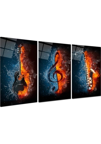 Müzik Enstrümanları Triple Cam Tablo fiyatları