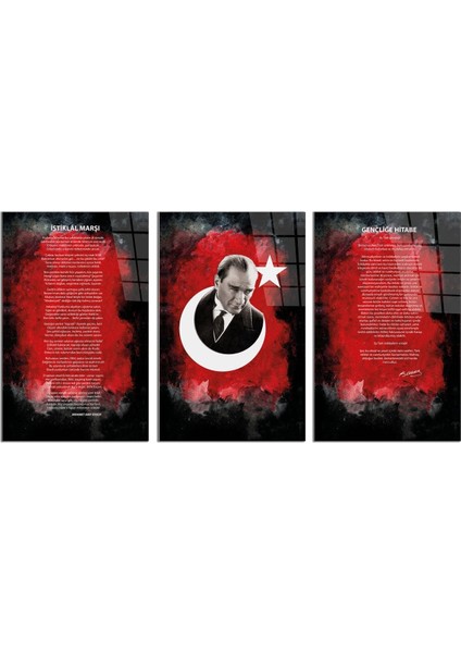 Atatürk - Istiklal Marşı - Gençliğe Hitabe4 (Toplam 3 Parça)