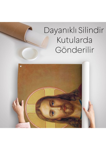 Isa'nın En Kutsal Kalbi Duvar Örtüsü-Halısı - The Most Sacred Heart Of JESUS-6478