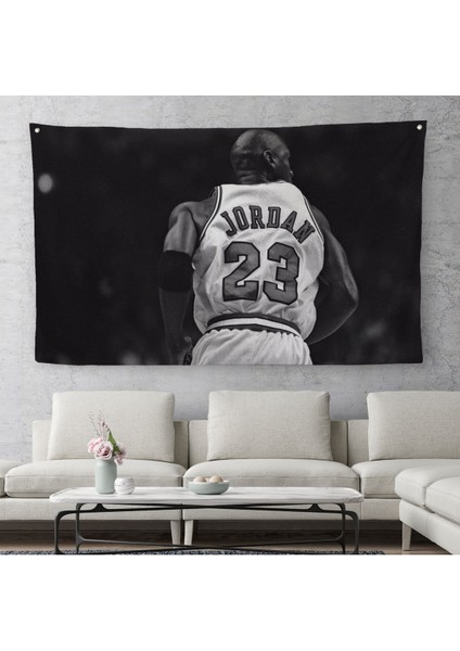 Michael Jordan Kanvas Duvar Örtüsü-Halısı, Chicago BULLS-5087