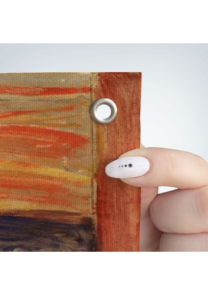 Edvard Munch'un Çığlık Isimli Eseri Duvar Örtüsü - HALISI-5116