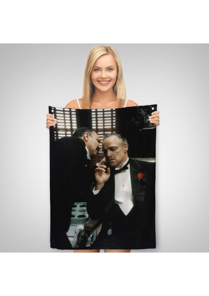 The Godfather Duvar Örtüsü - Halısı, Vito Corleone Film Sahnesi Duvar Örtüsü - HALISI-5279