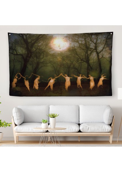Ay Dansçıları Duvar Örtüsü-Halısı - MOONDANCERS-6571