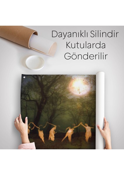 Ay Dansçıları Duvar Örtüsü-Halısı - MOONDANCERS-6571