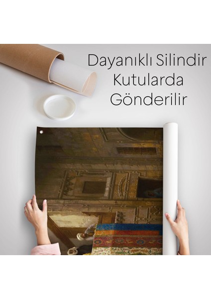 Osman Hamdi Bey'in Halı Tüccarı Isimli Eseri Duvar Örtüsü - HALISI-5123